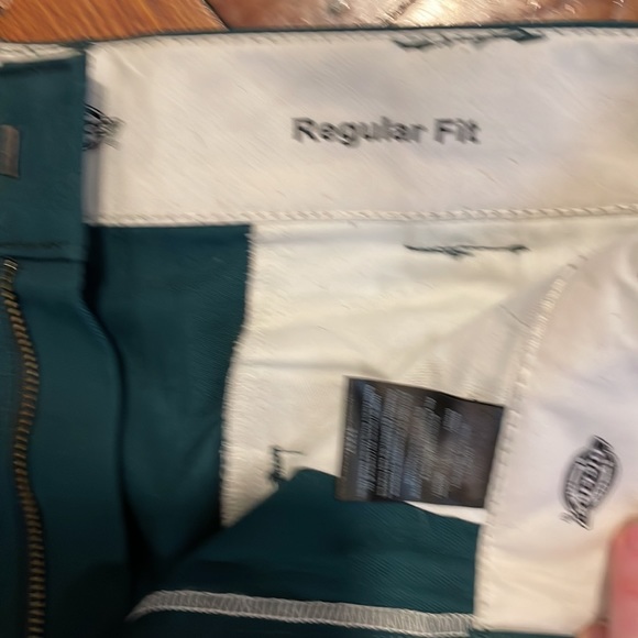 Dickies Regular Fit Cuffed Work Pants, Forest Green - Picture 7 of 8